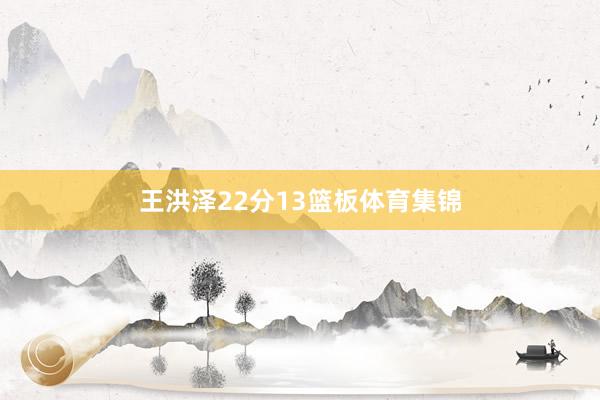 王洪泽22分13篮板体育集锦