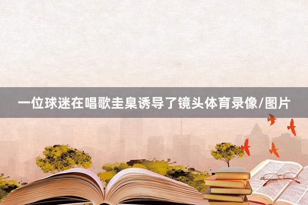 一位球迷在唱歌圭臬诱导了镜头体育录像/图片