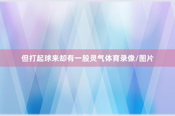 但打起球来却有一股灵气体育录像/图片