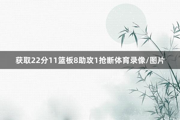 获取22分11篮板8助攻1抢断体育录像/图片