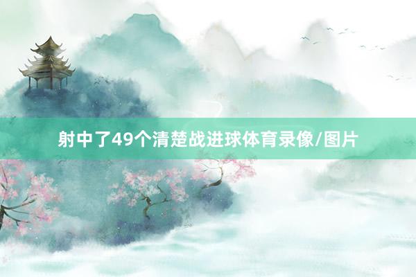 射中了49个清楚战进球体育录像/图片
