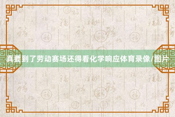真要到了劳动赛场还得看化学响应体育录像/图片
