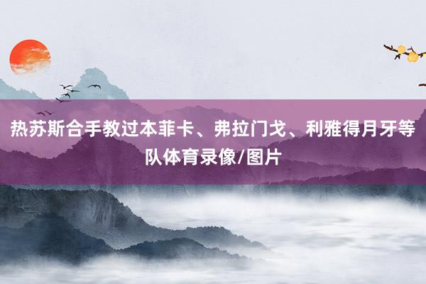 热苏斯合手教过本菲卡、弗拉门戈、利雅得月牙等队体育录像/图片
