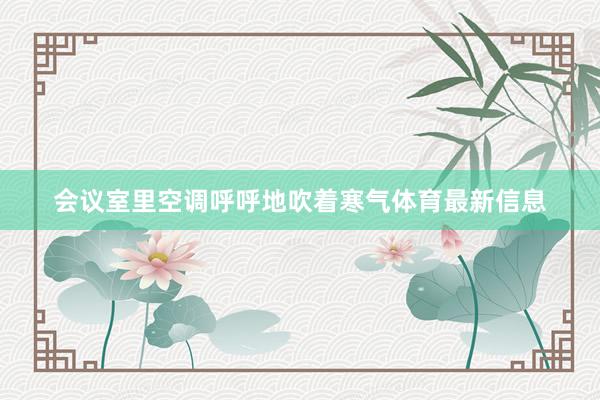 会议室里空调呼呼地吹着寒气体育最新信息