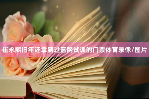 崔永熙旧年还拿到过篮网试训的门票体育录像/图片