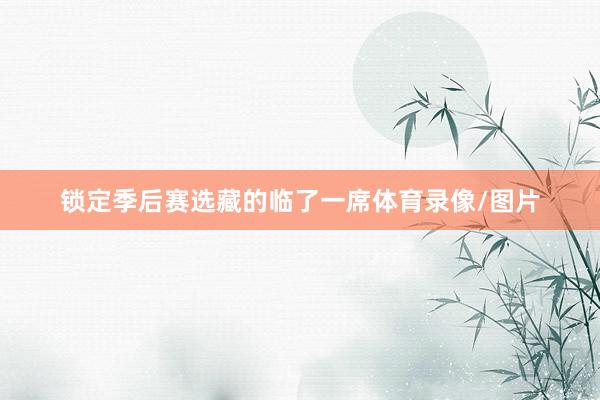 锁定季后赛选藏的临了一席体育录像/图片
