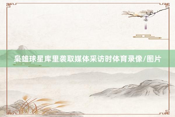 枭雄球星库里袭取媒体采访时体育录像/图片