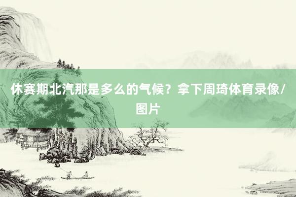 休赛期北汽那是多么的气候？拿下周琦体育录像/图片