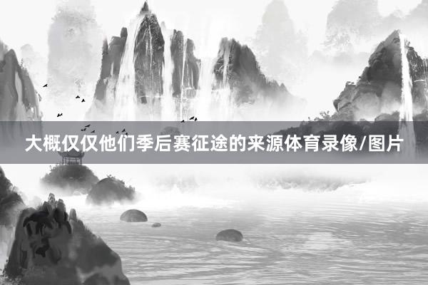 大概仅仅他们季后赛征途的来源体育录像/图片
