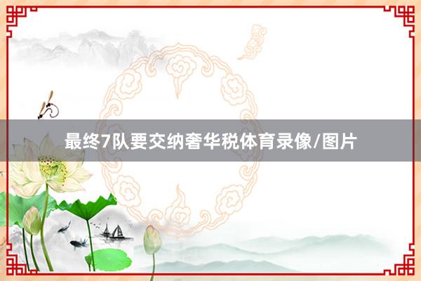 最终7队要交纳奢华税体育录像/图片