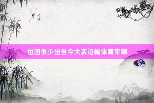 也因很少出当今大赛边幅体育集锦